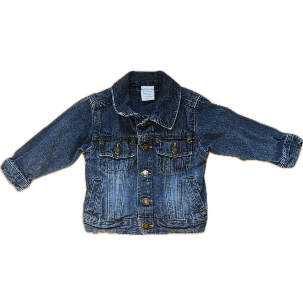 Vintage Wonder Kids 18M Denim Jean Jacket/Coat 100% Cotton Comfort Quality 90s
